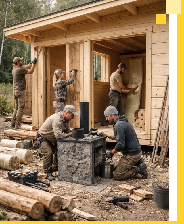 Купить баню под ключ в Валуйках строительство монтаж отделка