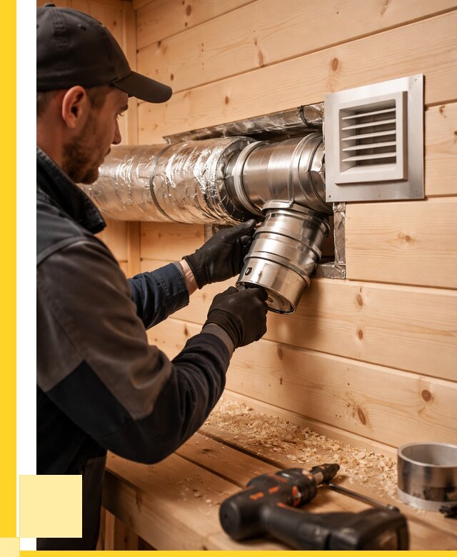 Монтаж вентиляции бани в Валуйках от 12774 р. | ЭриданВли