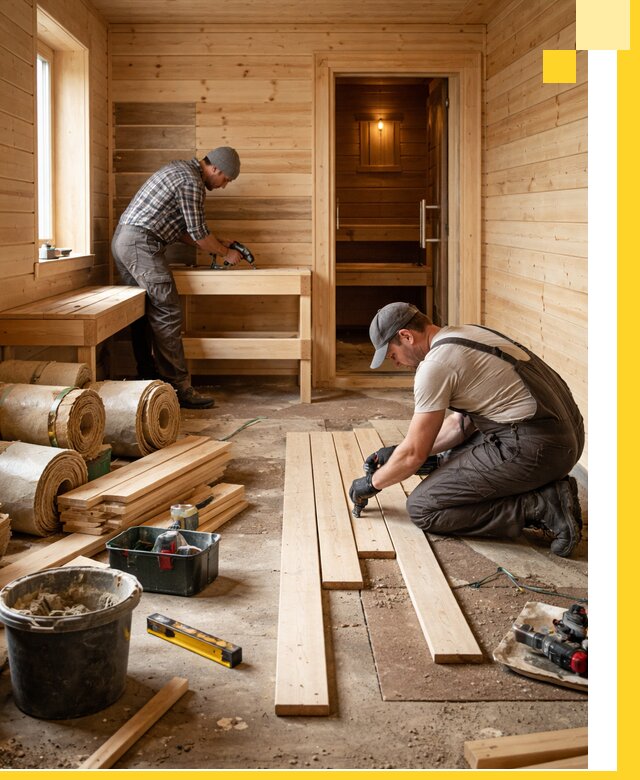 Индивидуальный проект бани с комнатой отдыха под ключ в Валуйках