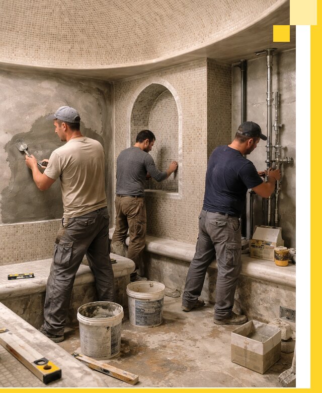 Профессиональный монтаж хамамов под ключ в Валуйках с гарантией