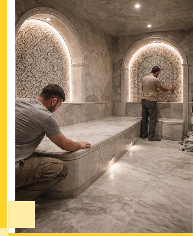 Турецкие бани под ключ в Валуйках от 266125 р. | ЭриданВли