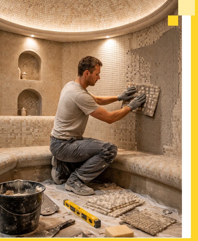 Устройство и монтаж домашнего хамама под ключ в Валуйках