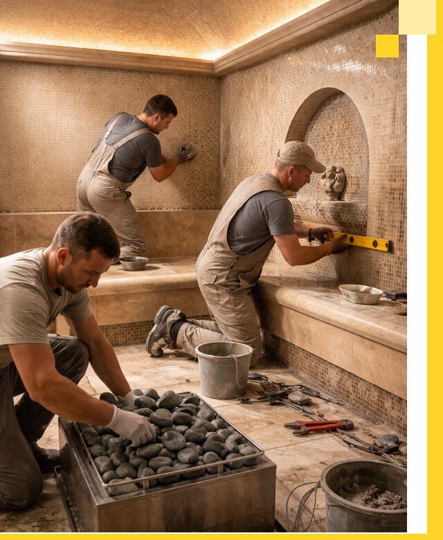 Проектирование и строительство хамама и сауны в Валуйках