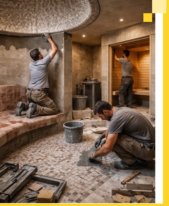 Проект и строительство хамама бани и сауны под ключ в Валуйках