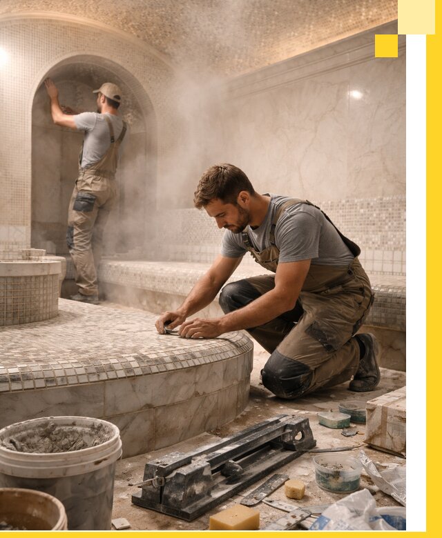 Профессиональный дизайн хамама и SPA под ключ в Валуйках