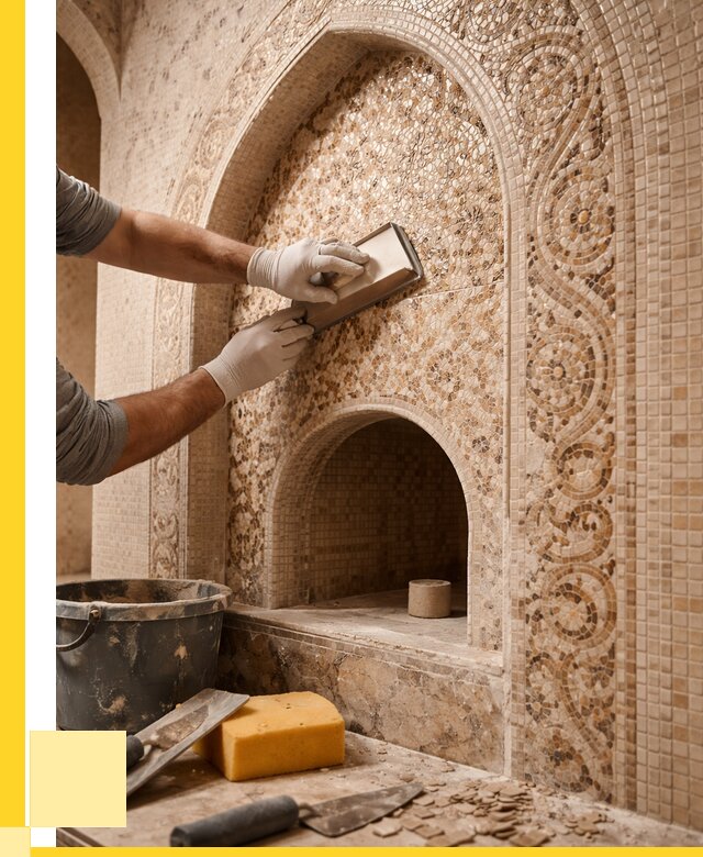 Мозаика для хамама в Валуйках под ключ от 5323 р. | ЭриданВли