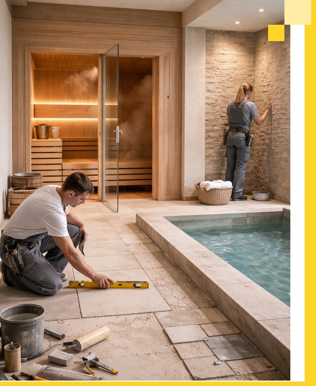 Комплексный дизайн и отделка интерьеров SPA под ключ в Валуйках